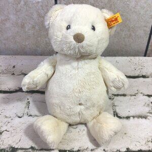 Steiff Giggles Teddy‎ Bear Plush Cream Ivory Soft Stuffed Animal #240584 12”